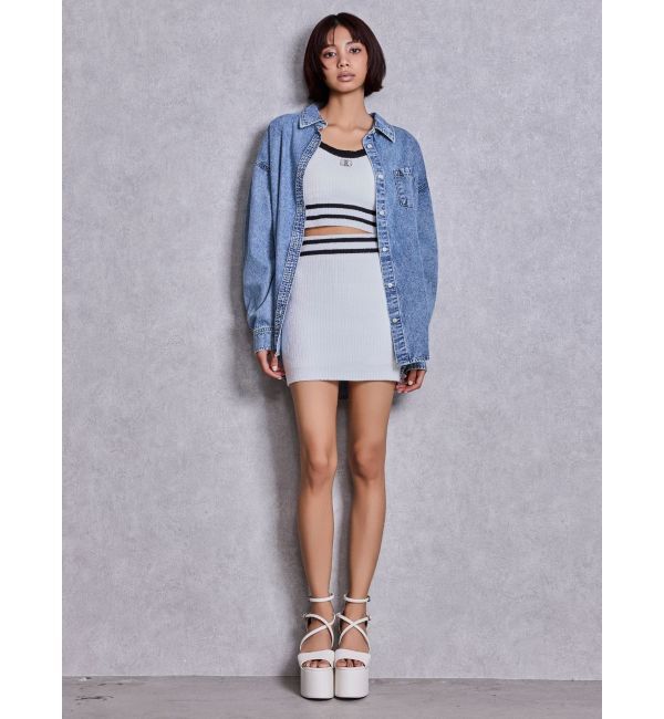 GYDA「Symmetry GYDAパイルニットビスチェ」|キャミソール|