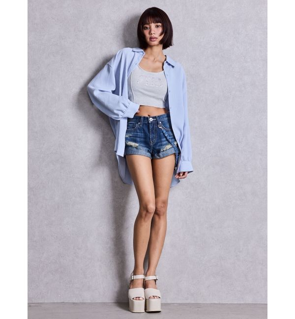 GYDA「Los Angeles Crinkleシャツ」|シャツ・ブラウス|