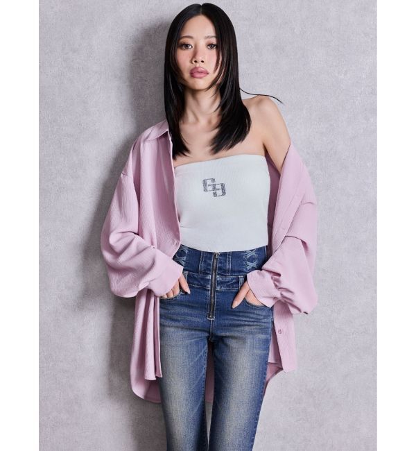 GYDA「Los Angeles Crinkleシャツ」|シャツ・ブラウス|