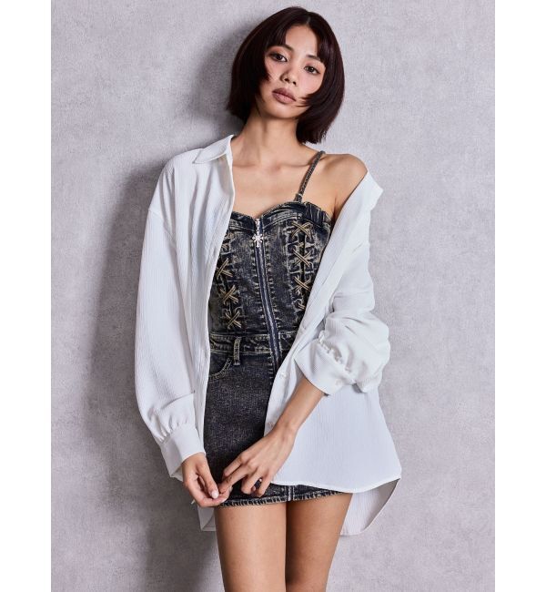 GYDA「Los Angeles Crinkleシャツ」|シャツ・ブラウス|