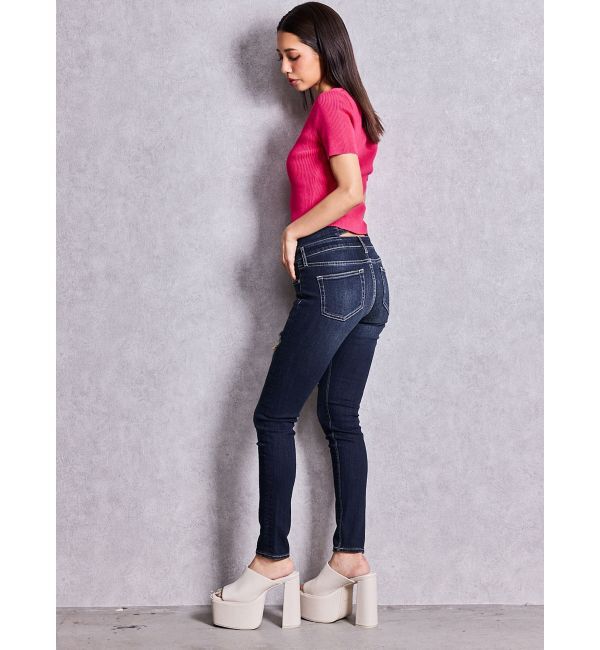 GYDA「symmetry GYDAプレートハーフスリーブニットTOPS」|ニット・セーター|