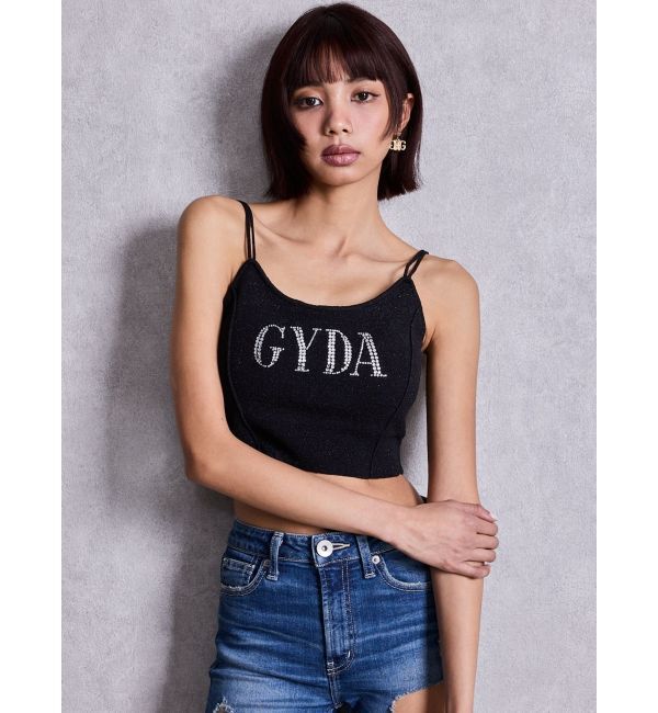 GYDA「GYDA bijouラメニットビスチェ」|キャミソール|