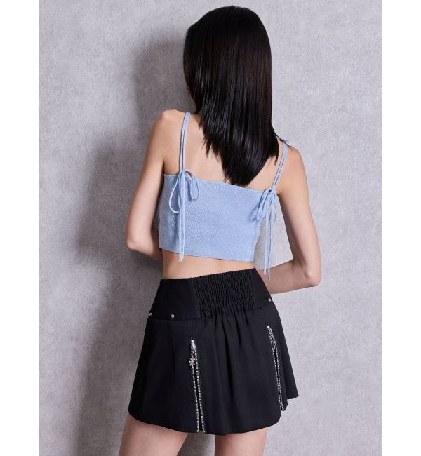 GYDA「GYDA bijouラメニットビスチェ」|キャミソール|