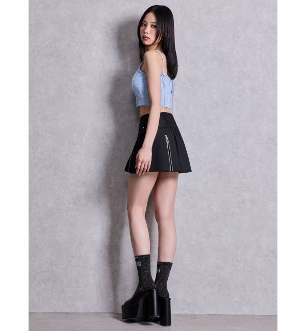 GYDA「GYDA bijouラメニットビスチェ」|キャミソール|