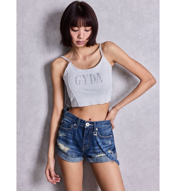 GYDA「GYDA bijouラメニットビスチェ」|キャミソール|