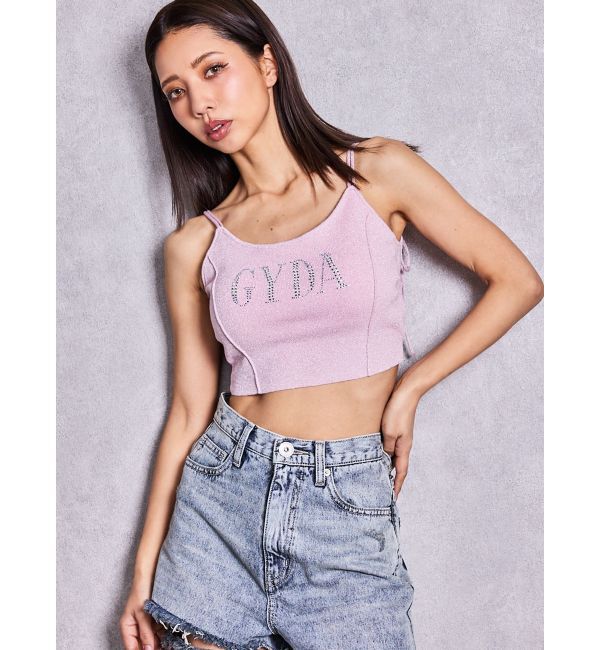 GYDA「GYDA bijouラメニットビスチェ」|キャミソール|