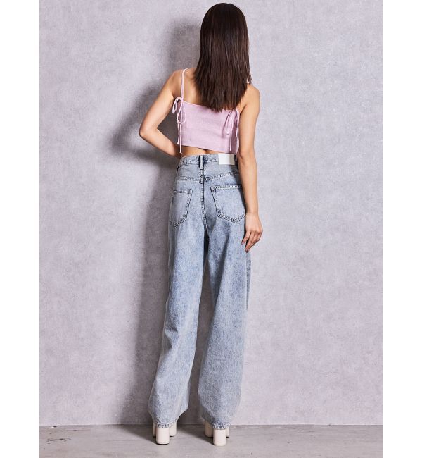 GYDA「GYDA bijouラメニットビスチェ」|キャミソール|