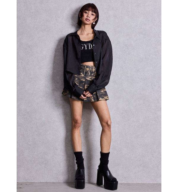 GYDA「GYDA bijouラメニットビスチェ」|キャミソール|