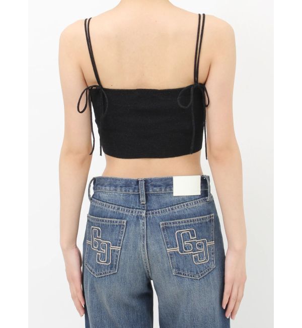 GYDA「GYDA bijouラメニットビスチェ」|キャミソール|