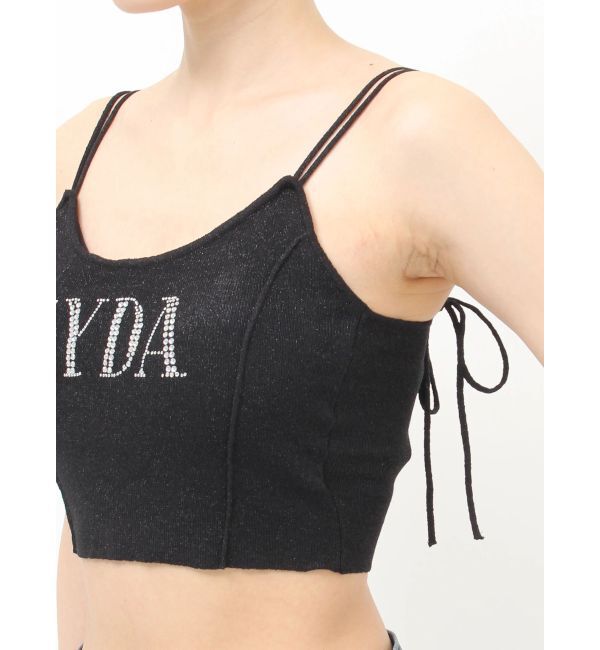 GYDA「GYDA bijouラメニットビスチェ」|キャミソール|