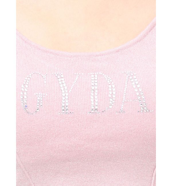 GYDA「GYDA bijouラメニットビスチェ」|キャミソール|