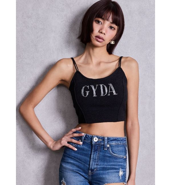 GYDA「GYDA bijouラメニットビスチェ」|キャミソール|