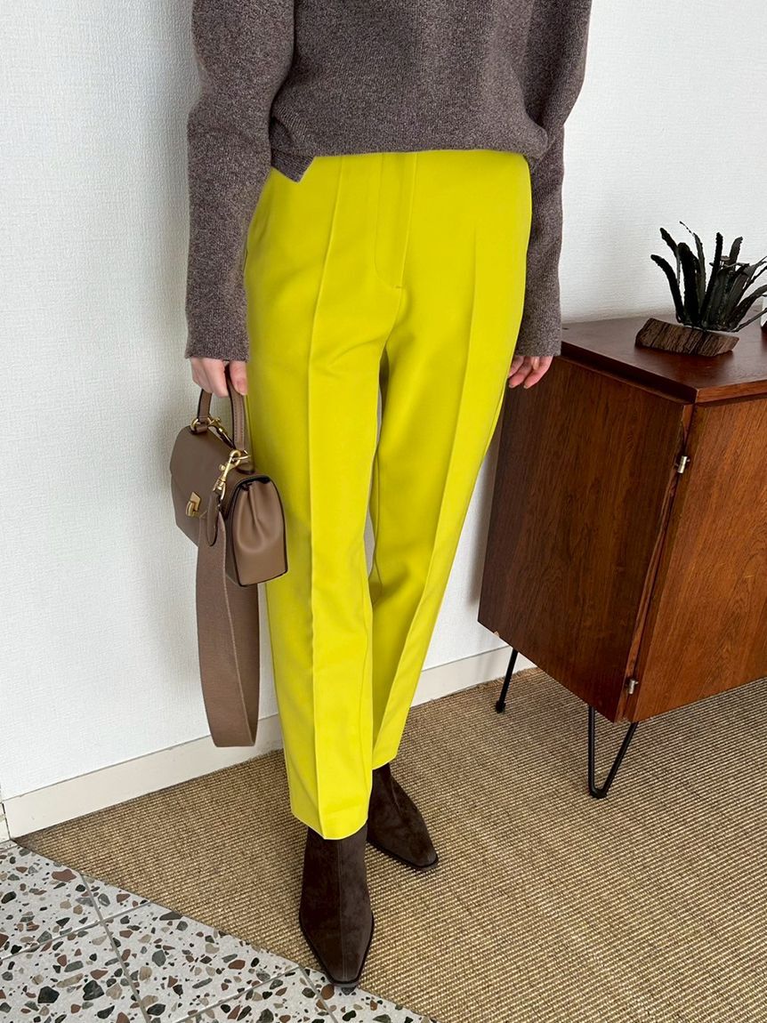 Mila Owen「後ろゴムテーパードパンツ」|チノ|