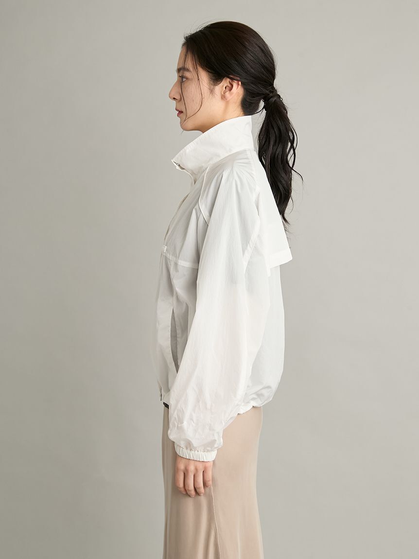 Mila Owen「【撥水】【ウォッシャブル】リサイクルナイロントラックジャケット」|ブルゾン・スタジャン|