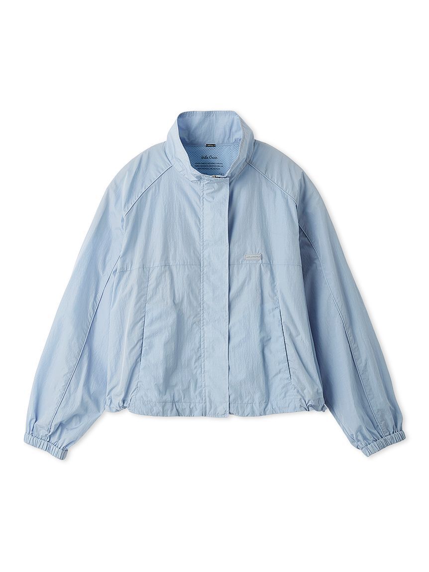 Mila Owen「【撥水】【ウォッシャブル】リサイクルナイロントラックジャケット」|ブルゾン・スタジャン|LBLU