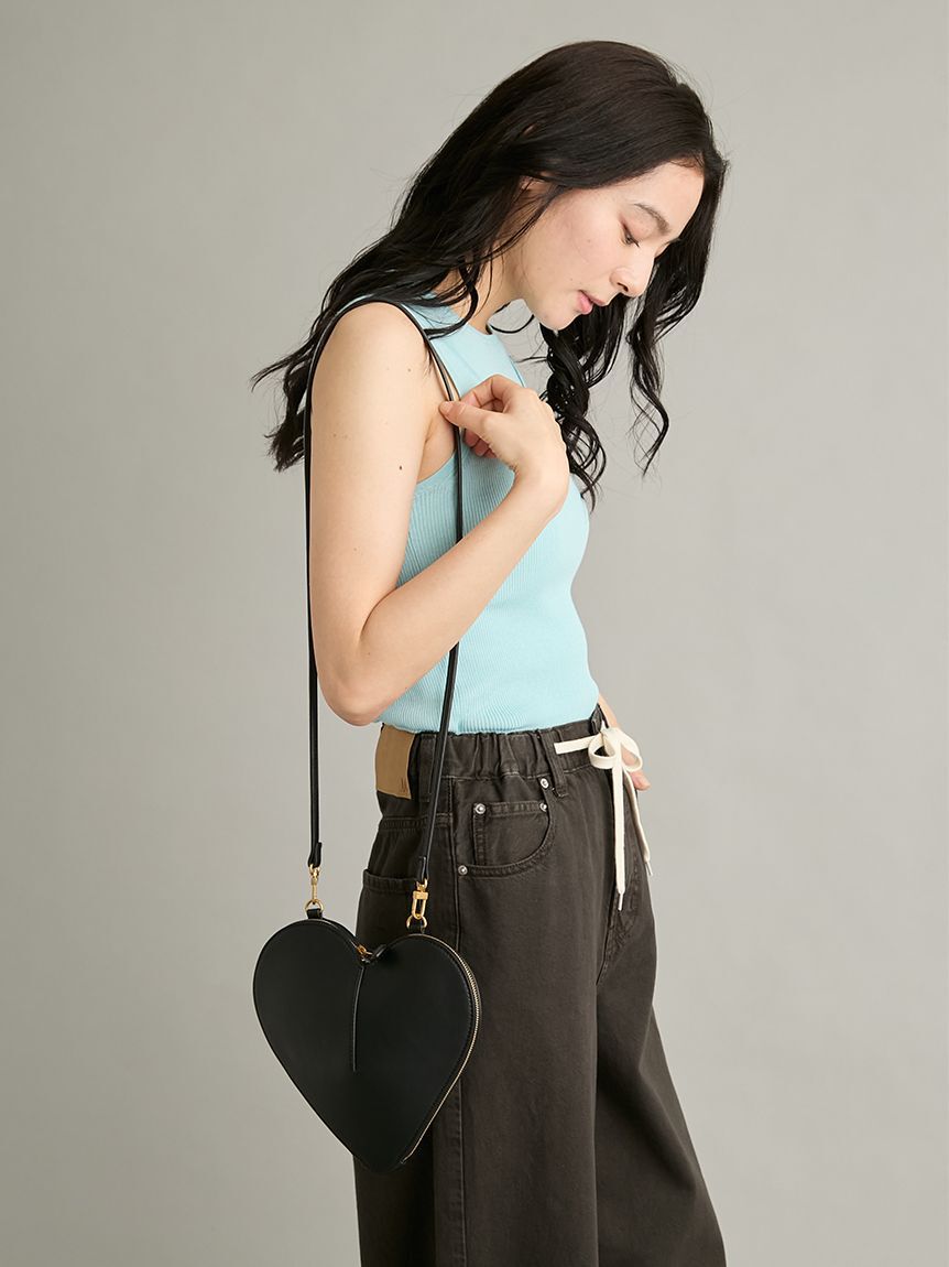 Mila Owen「ハートモチーフショルダーバッグ」|ショルダー・メッセンジャー|