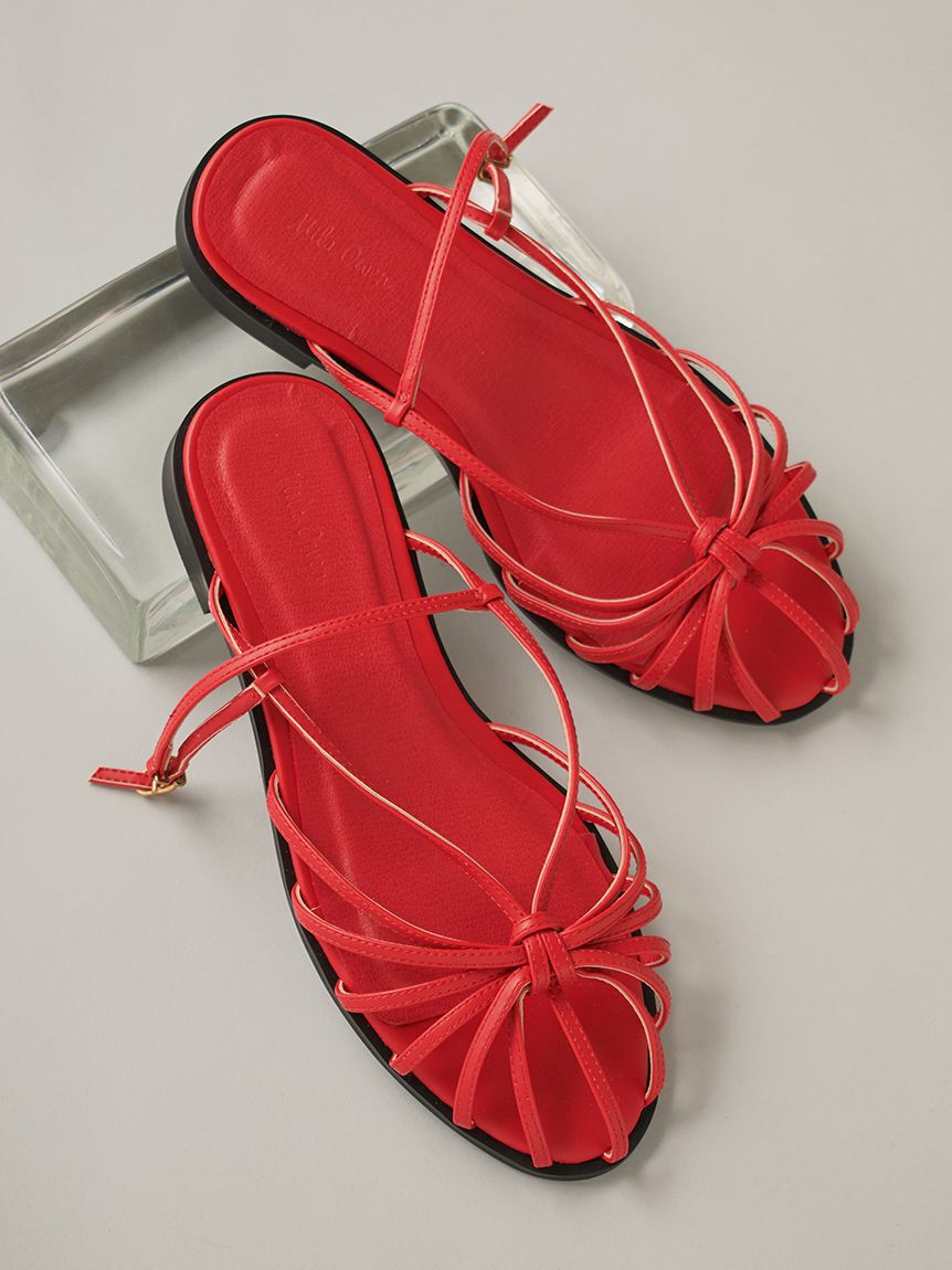 Mila Owen「ストラップサンダル」|サンダル|RED