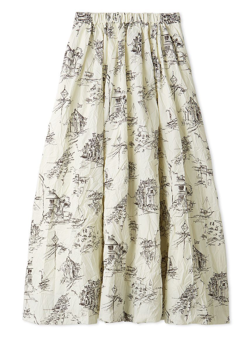 Mila Owen「【ウォッシャブル】ポロニット&times;ワッシャーバルーンSK SETUP」|ワンピース|