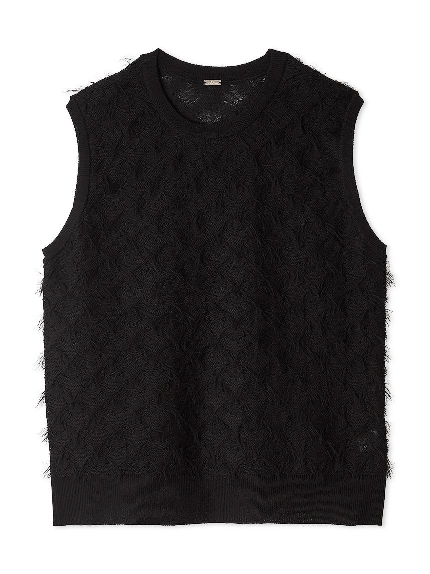 Mila Owen「【ウォッシャブル】カットジャガードノースリニット」|タンクトップ|