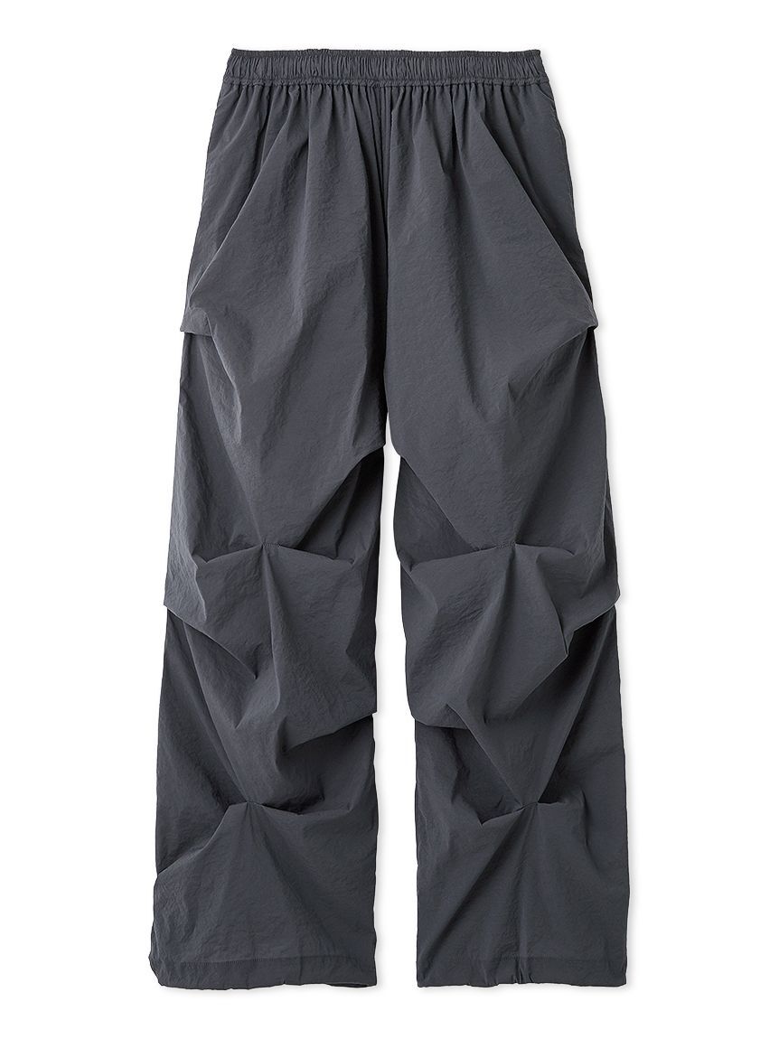 emmi atelier「ランダムタックナイロンワークパンツ」|チノ|