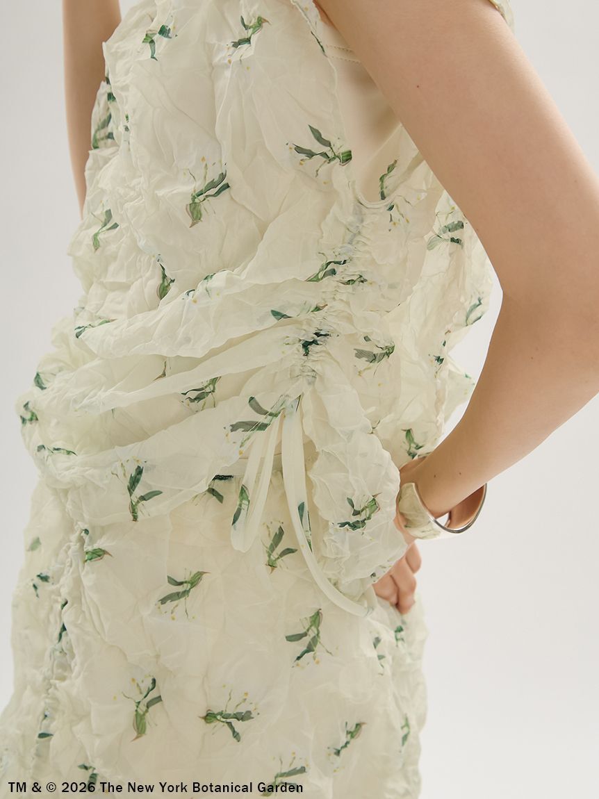 emmi atelier「【emmi&times;NYBG】フラワーワッシャーブラウス【セットアップ対応】/ハンドウォッシャブル」|シャツ・ブラウス|