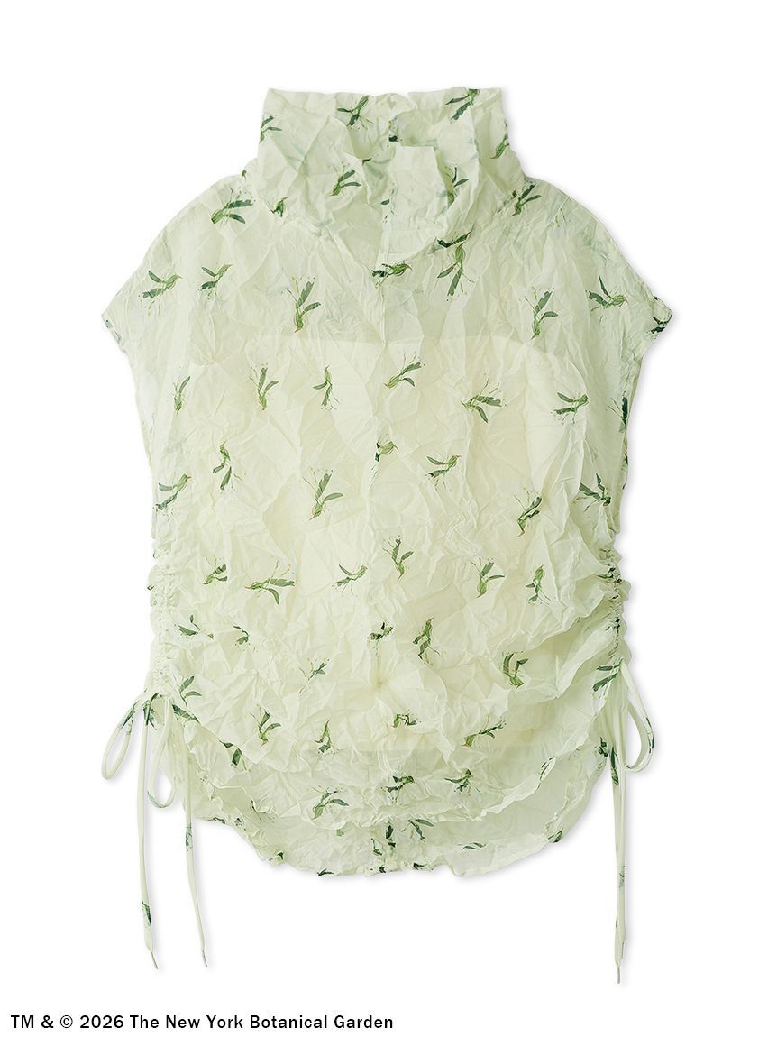 emmi atelier「【emmi&times;NYBG】フラワーワッシャーブラウス【セットアップ対応】/ハンドウォッシャブル」|シャツ・ブラウス|