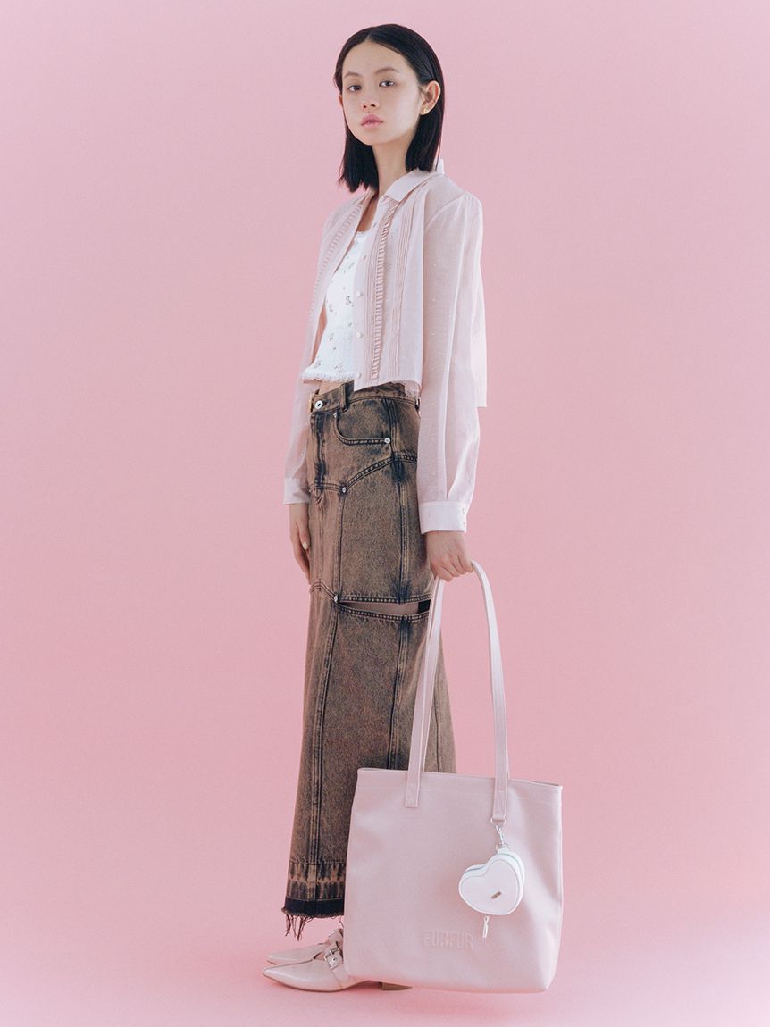 FURFUR「【新色追加】エンボスロゴトートバッグL」|トートバッグ|