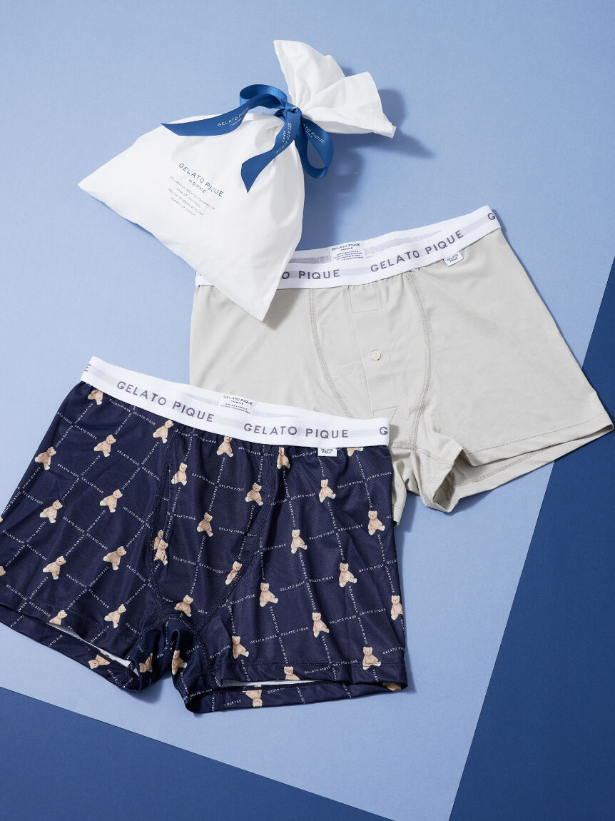 GELATO PIQUE HOMME「【ONLINE限定】【HOMME】ボクサーパンツ2枚SET」|インナー|NVY