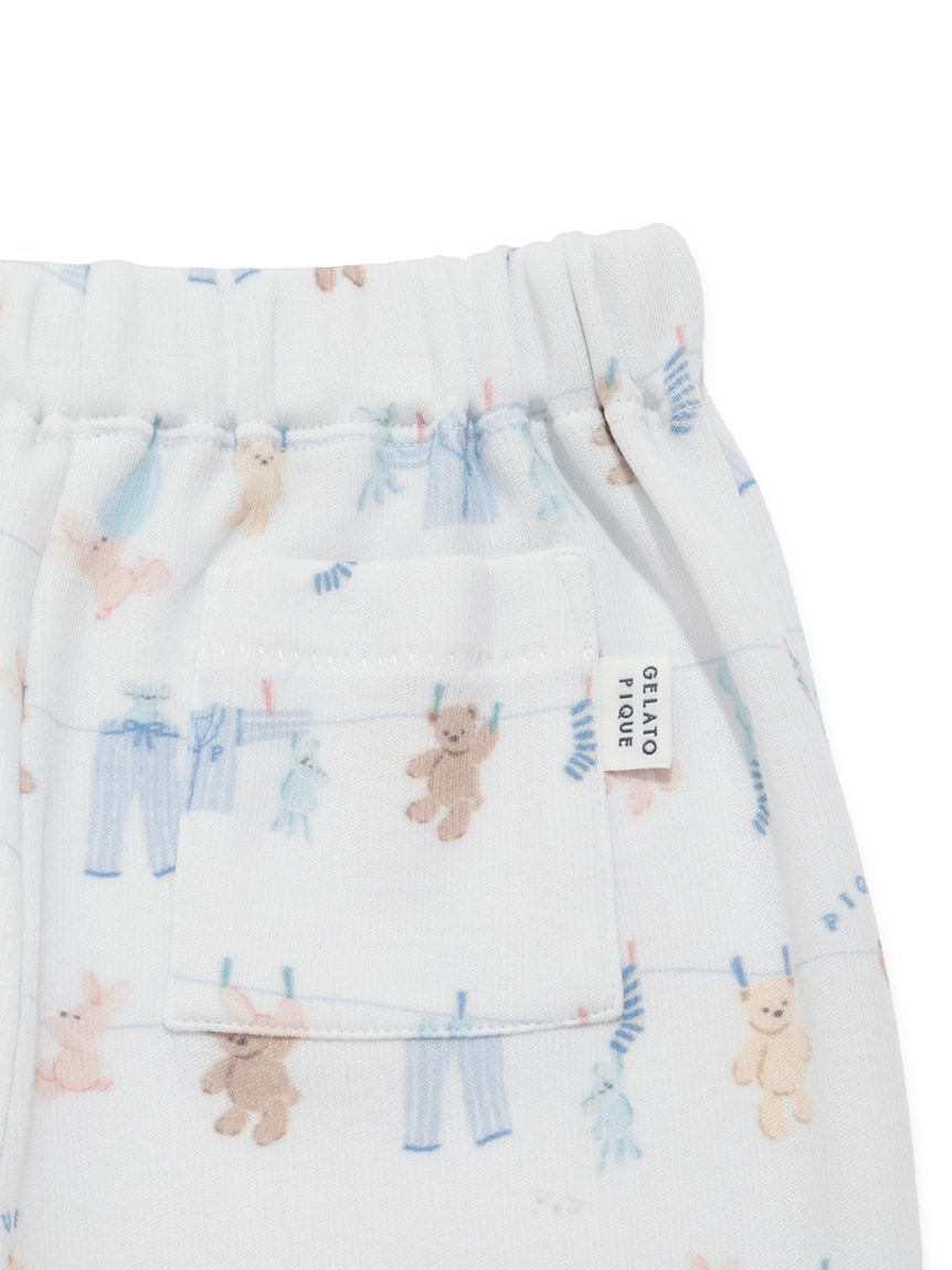 GELATO PIQUE KIDS & BABY「【KIDS】ウォッシングアニマル柄ロングパンツ」|ルームウェア|