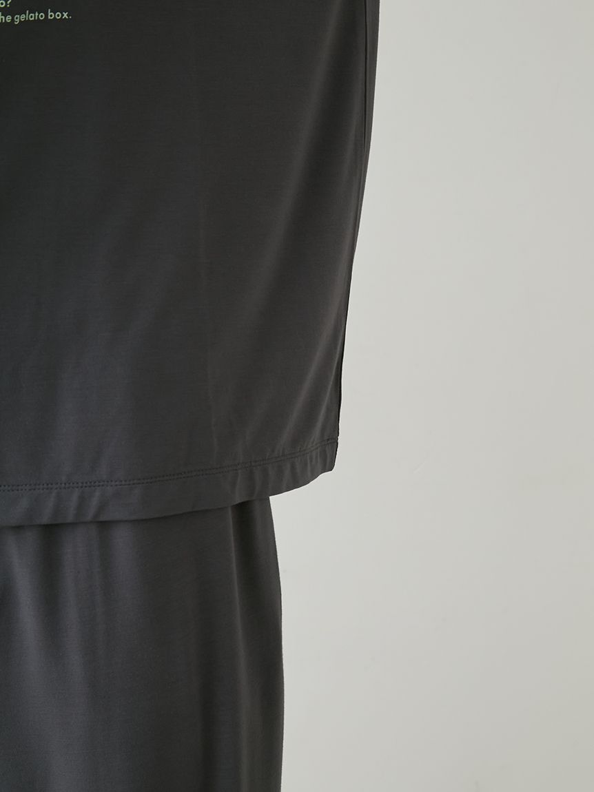 GELATO PIQUE HOMME「【HOMME】レーヨンジェラートベアプリントロンT」|ルームウェア|