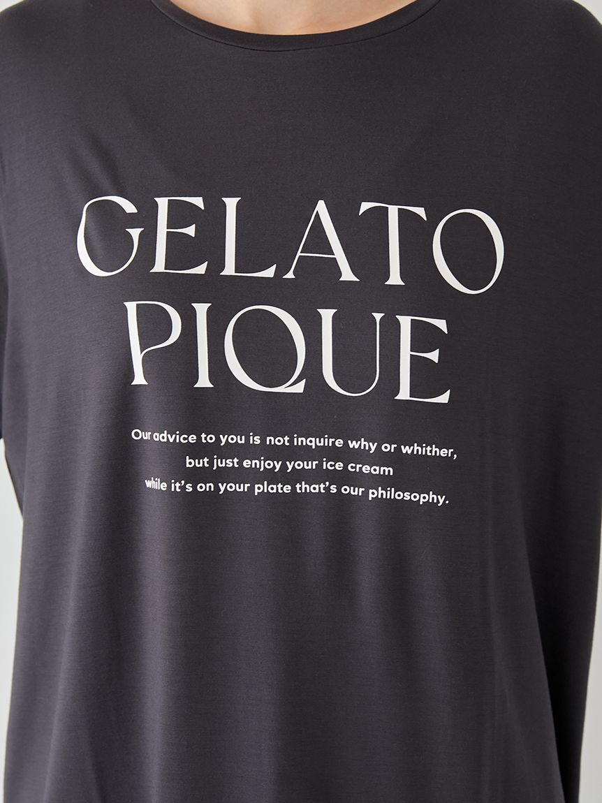 gelato pique「レーヨンロゴロンT」|ルームウェア|