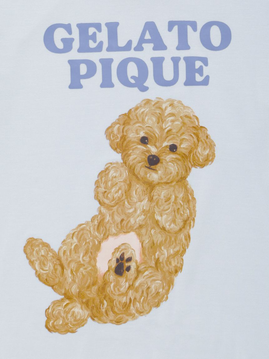 GELATO PIQUE KIDS & BABY「【JUNIOR】ドッグTシャツ&ショートパンツセット」|ルームウェア|