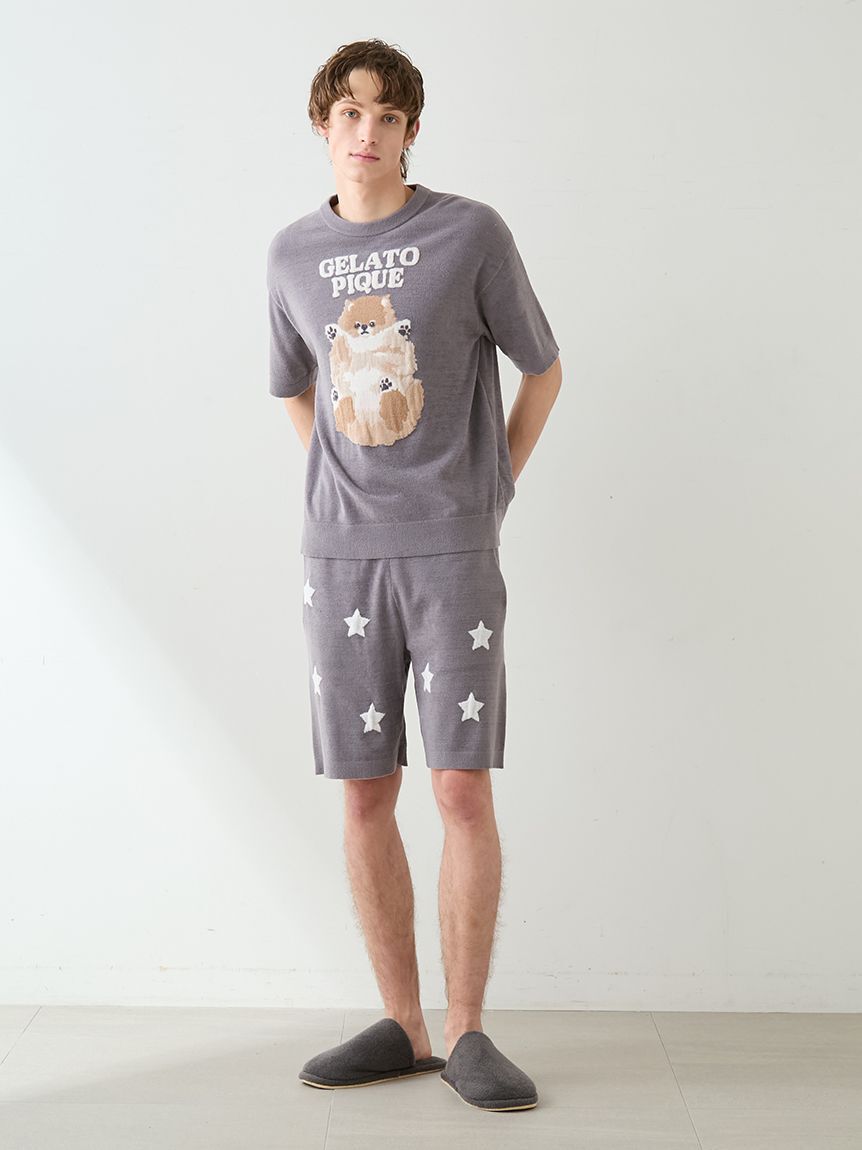 GELATO PIQUE HOMME「【ONLINE限定カラーあり】【HOMME】ドッグジャガードプルオーバー」|プルオーバー|