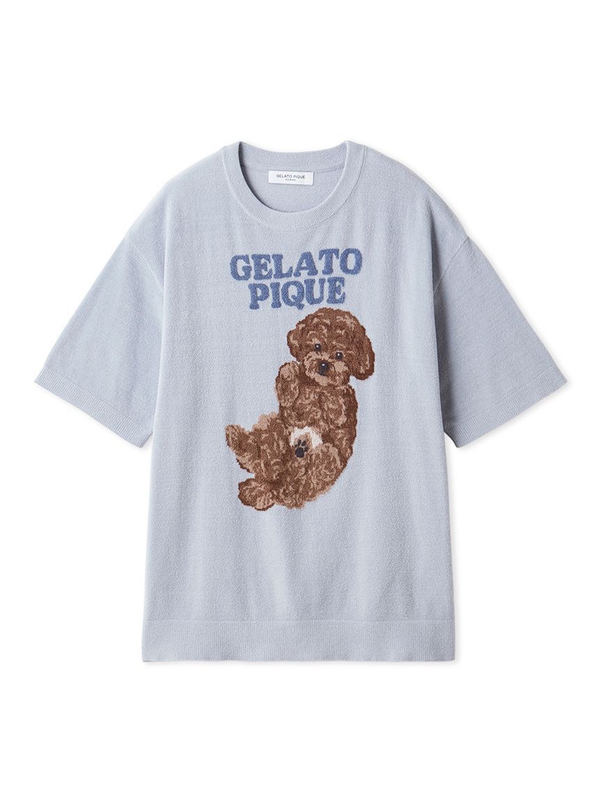 GELATO PIQUE HOMME「【ONLINE限定カラーあり】【HOMME】ドッグジャガードプルオーバー」|プルオーバー|BLU