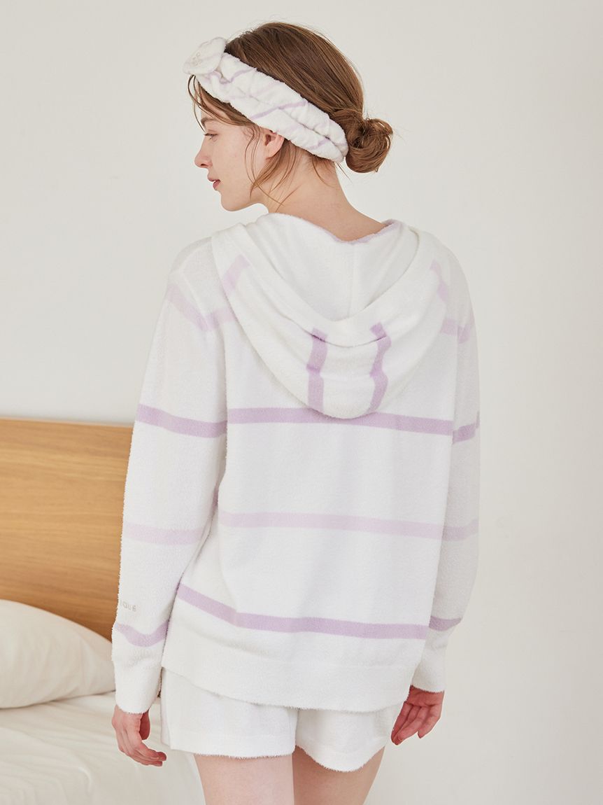 gelato pique「ウォッシャブルスムーズィーボーダーパーカ」|ルームウェア|