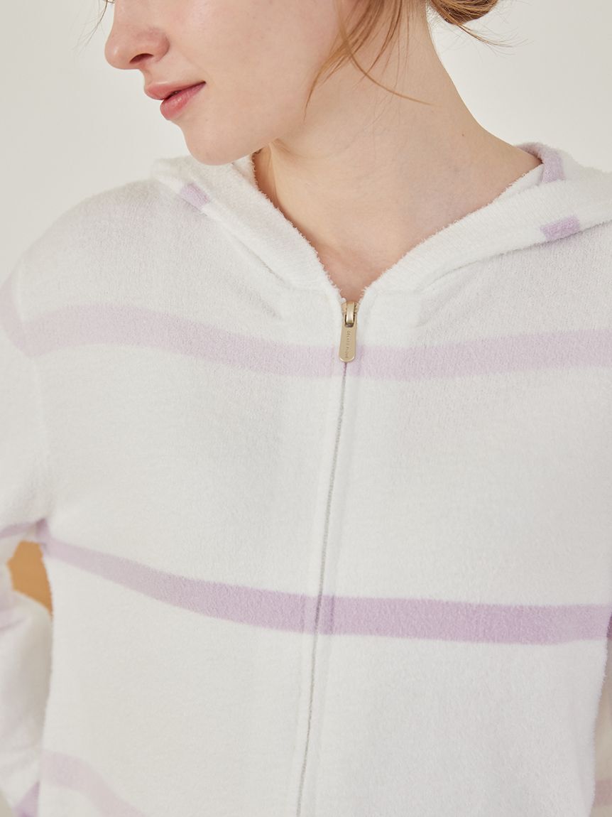 gelato pique「ウォッシャブルスムーズィーボーダーパーカ」|ルームウェア|