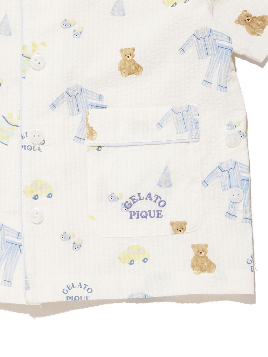 GELATO PIQUE KIDS & BABY「【KIDS】パジャマパーティー柄シャツ」|シャツ・ブラウス|