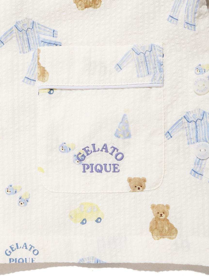 GELATO PIQUE KIDS & BABY「【KIDS】パジャマパーティー柄シャツ」|シャツ・ブラウス|