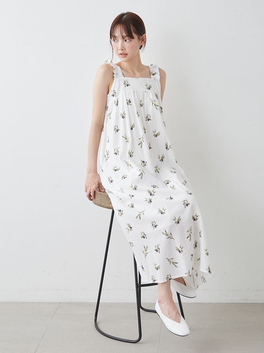 gelato pique「フルーツ小花柄カップインキャミワンピース」|ルームウェア|OWHT