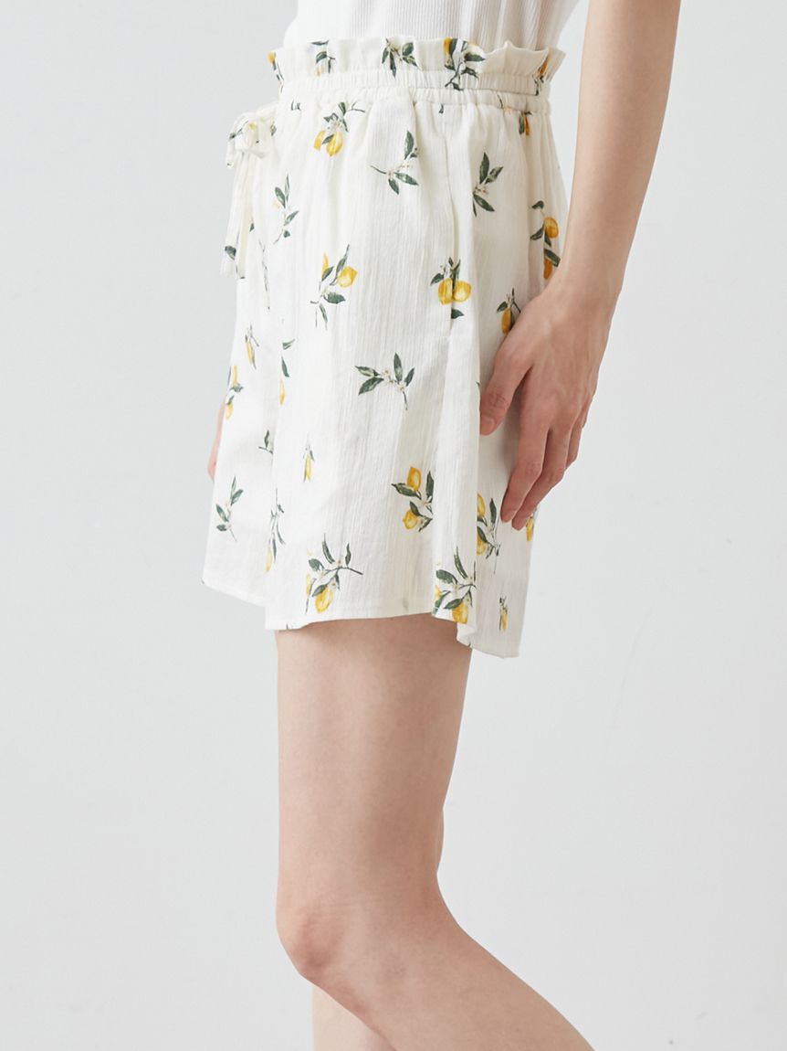 gelato pique「フルーツ小花柄ショートパンツ」|ルームウェア|
