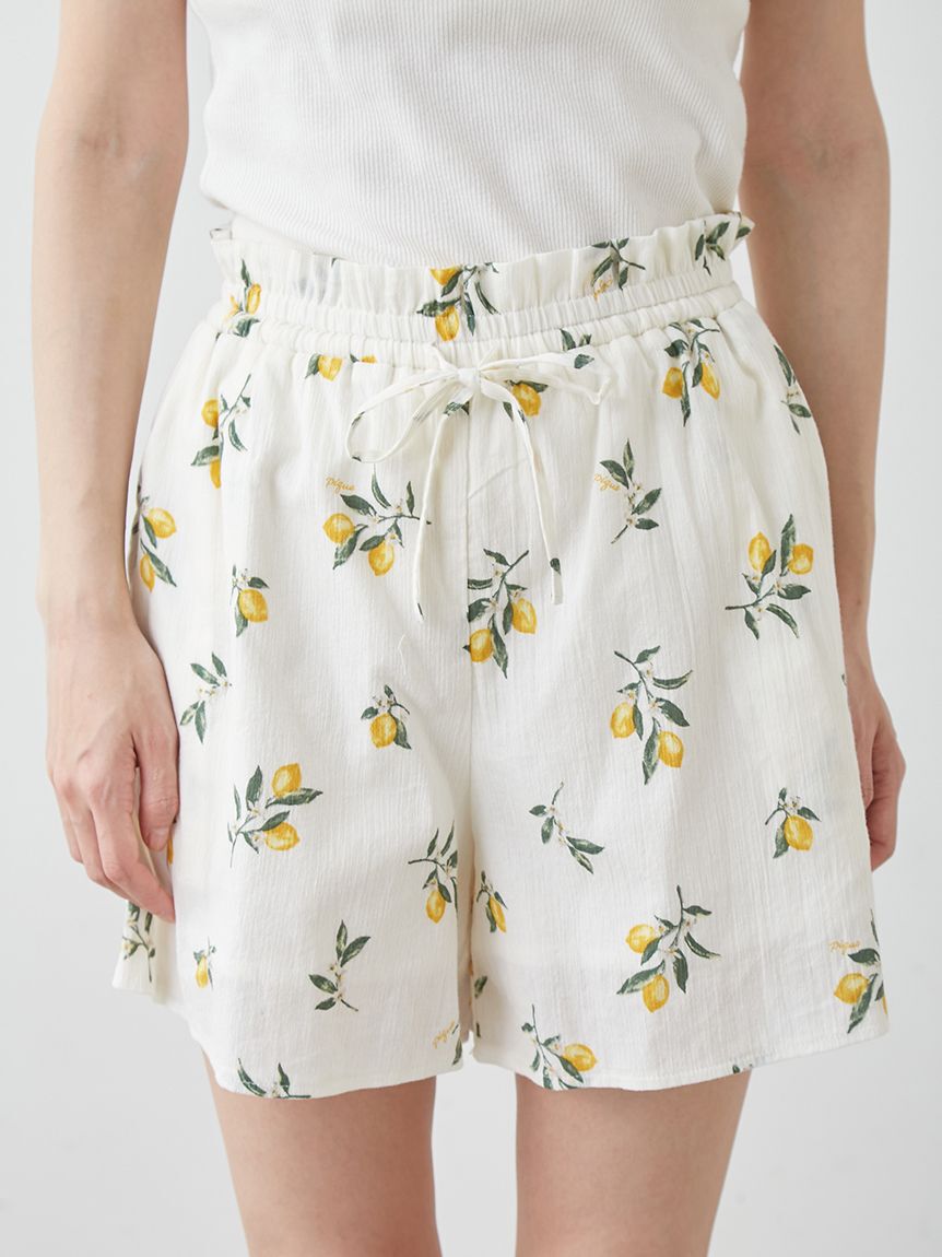 gelato pique「フルーツ小花柄ショートパンツ」|ルームウェア|