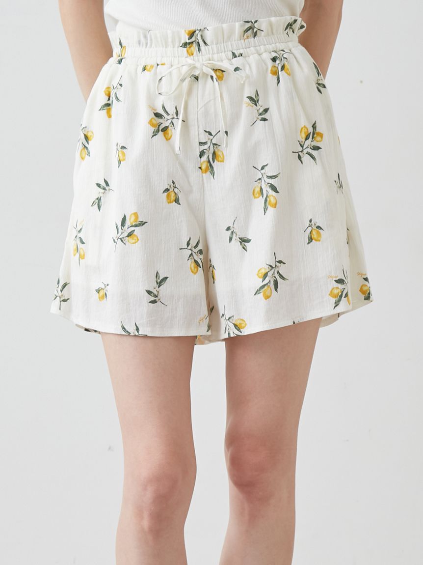 gelato pique「フルーツ小花柄ショートパンツ」|ルームウェア|