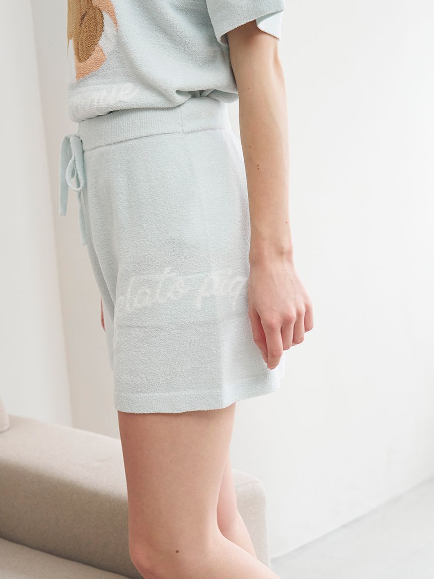 gelato pique「【ONLINE限定】サマーベアジャガードプルオーバー&ロゴジャガードショートパンツセット」|ルームウェア|