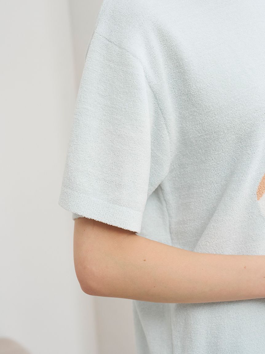 gelato pique「【ONLINE限定】サマーベアジャガードプルオーバー&ロゴジャガードショートパンツセット」|ルームウェア|