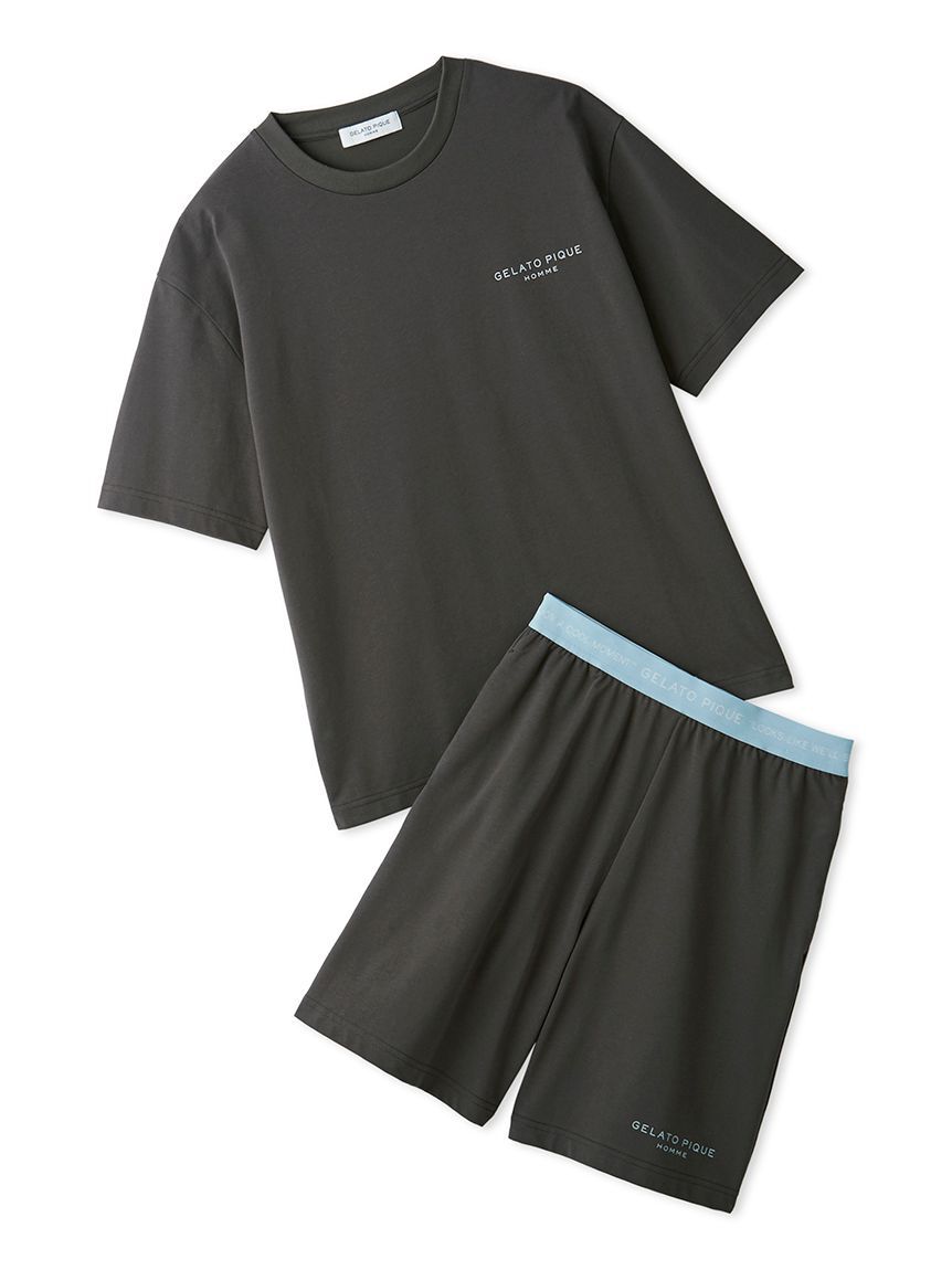 GELATO PIQUE HOMME「【HOMME】【接触冷感】GIZAコットンジャージーセットアップ」|ルームウェア|DGRY