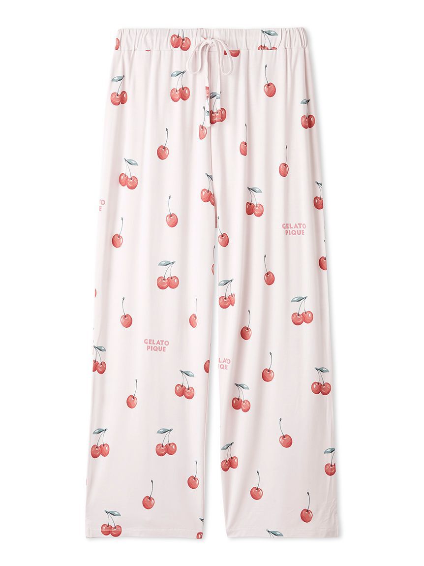 gelato pique「【接触冷感】フルーツ3柄ロングパンツ」|ルームウェア|