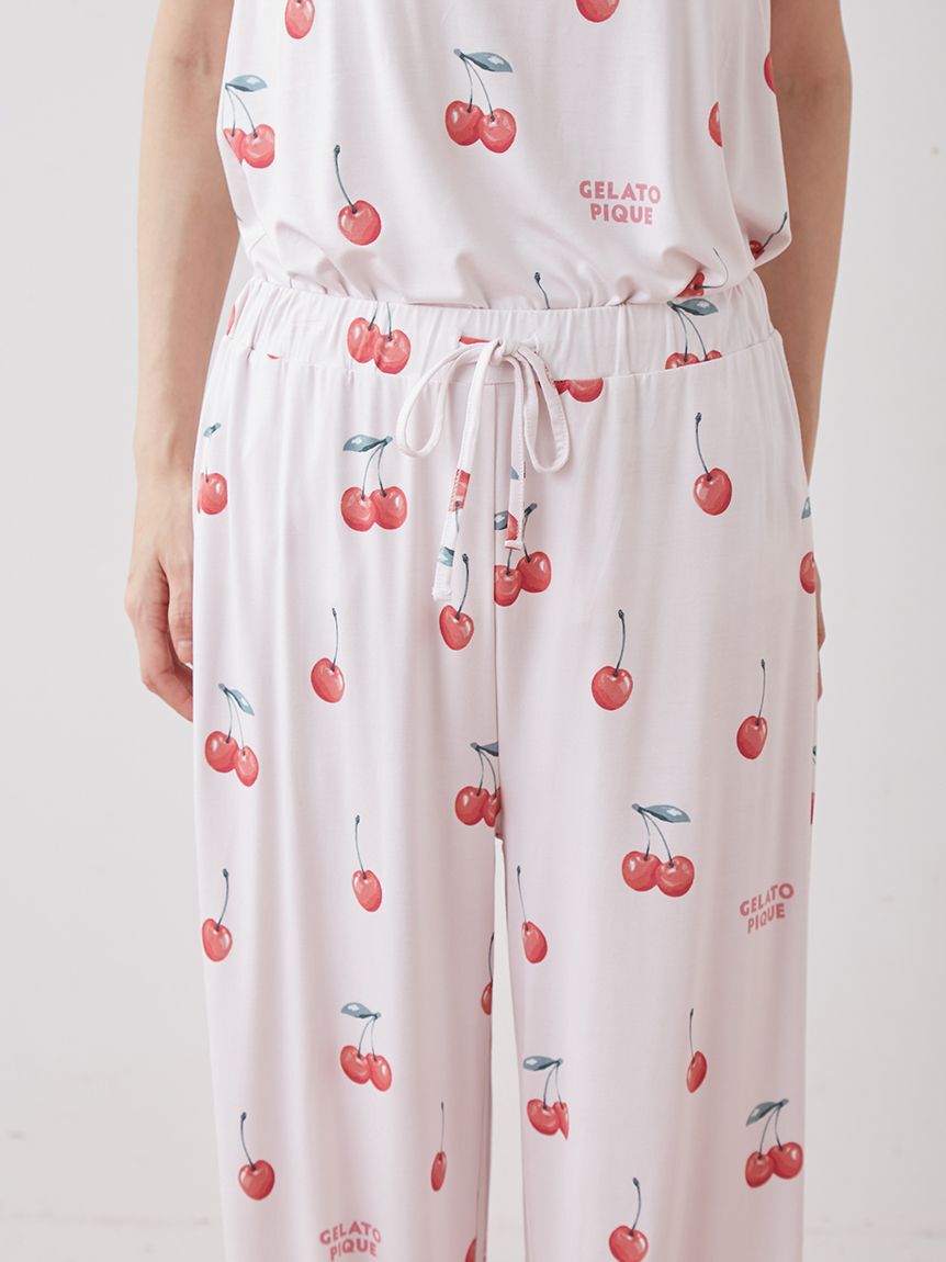 gelato pique「【接触冷感】フルーツ3柄ロングパンツ」|ルームウェア|