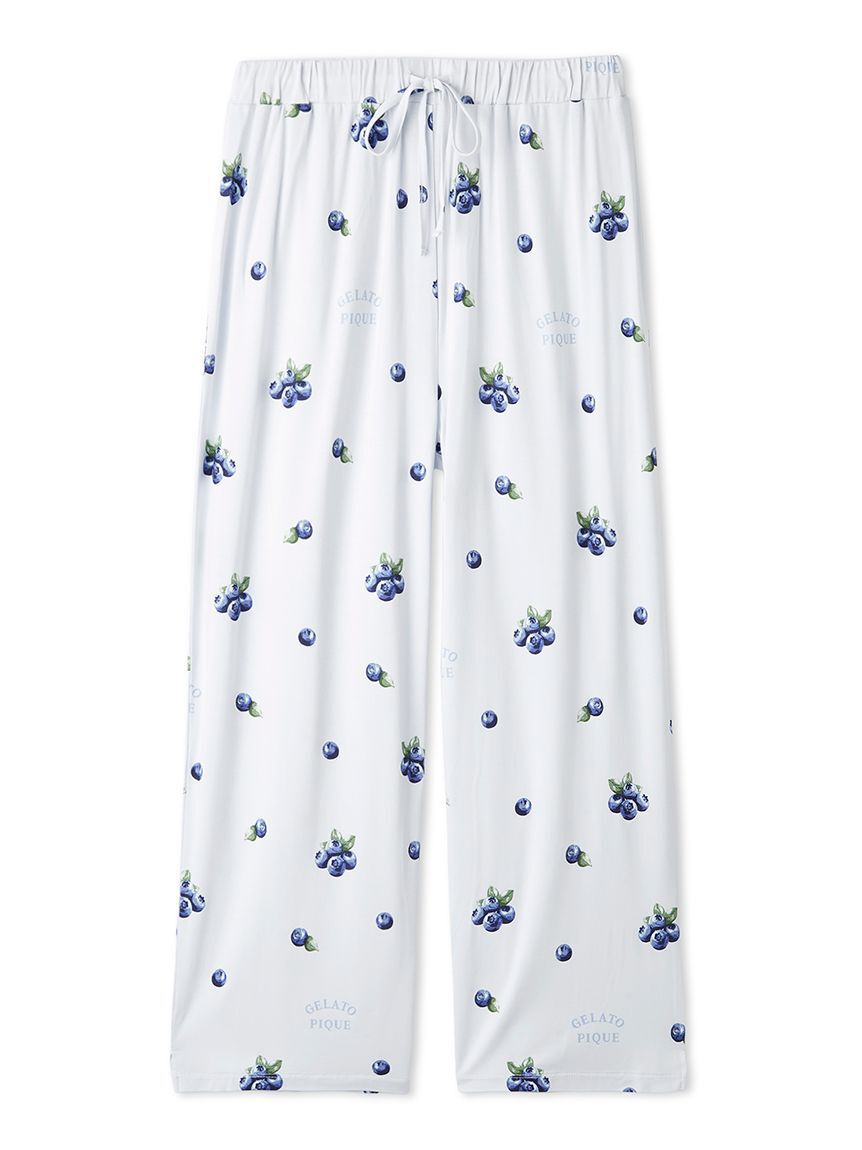 gelato pique「【接触冷感】フルーツ3柄ロングパンツ」|ルームウェア|BLU