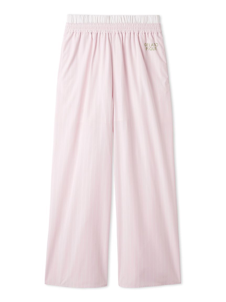 gelato pique「【UVカット】ストライプロングパンツ」|ルームウェア|
