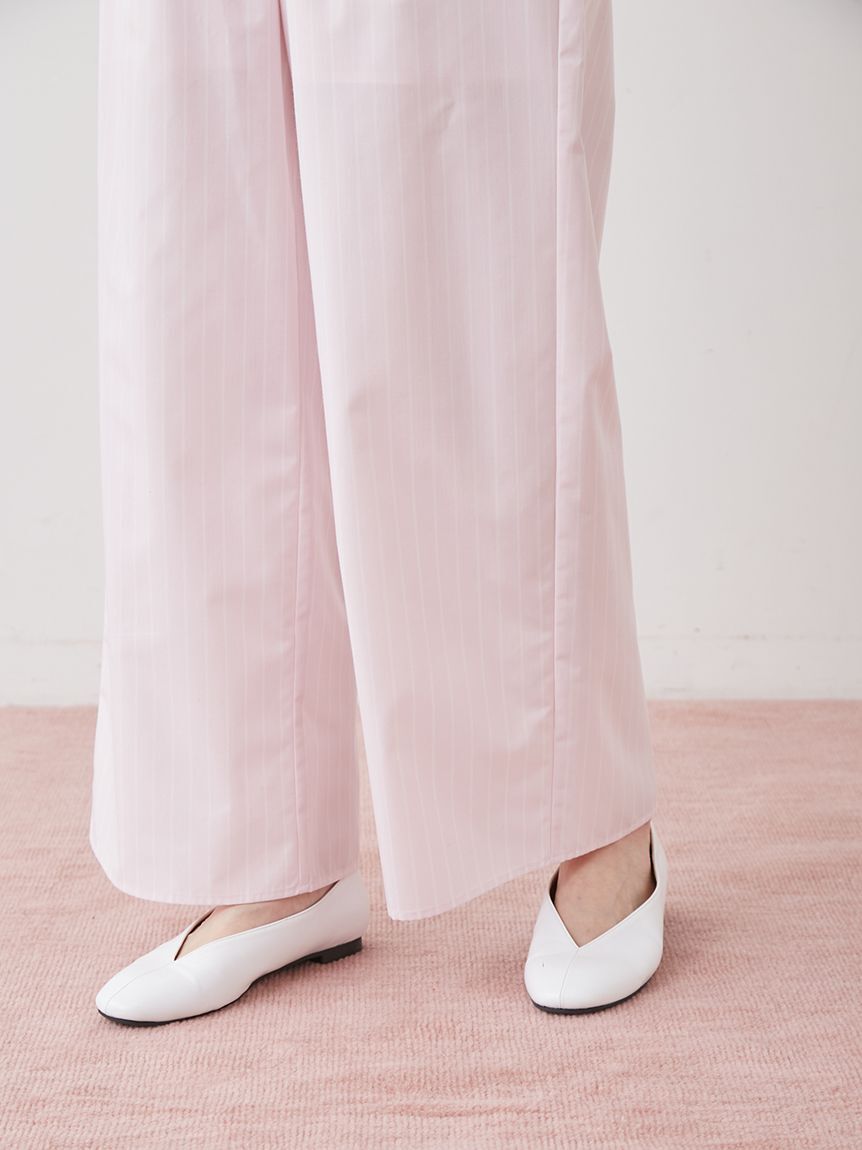 gelato pique「【UVカット】ストライプロングパンツ」|ルームウェア|